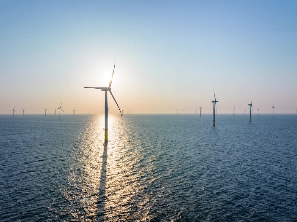 campo turbinas eolicas en el mar offshore wind energy