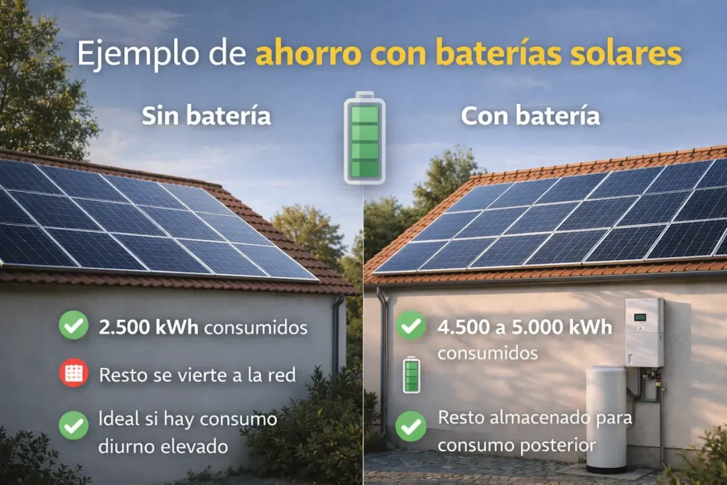 ejemplo ahorro con baterias solares se ahorra con baterías solares