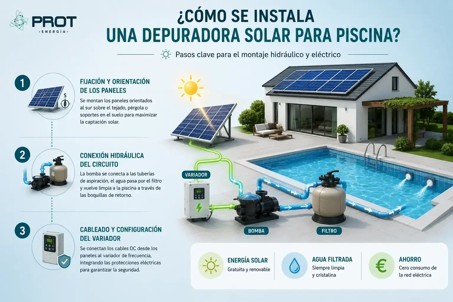 instalar deouradora solar en piscina instalar depuradora solar en piscina