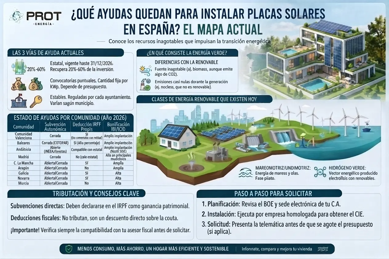ayudas y subvenciones por instalar placas solares en comunidades autonomas ayudas placas solares